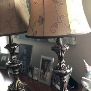 2- 25" Lamps